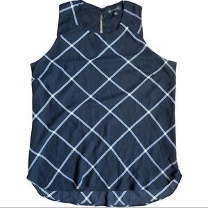 Willi Smith size large sleeveless blouse sheer